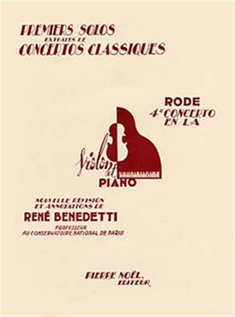 Solo n°1 du concerto n°4 en la maj.