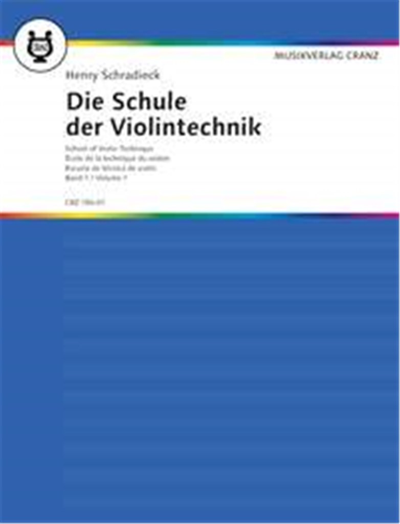 Schule Der Violintechnik 1