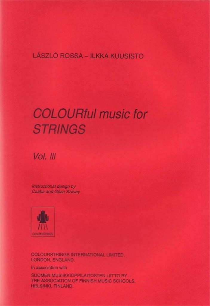 Colourful Music For Strings - Vol. Iii