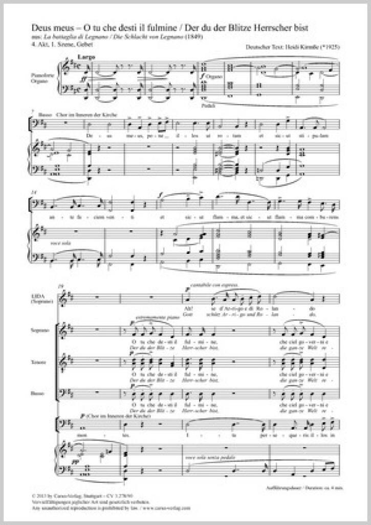 Deus meus - O tu che desti il fulmine