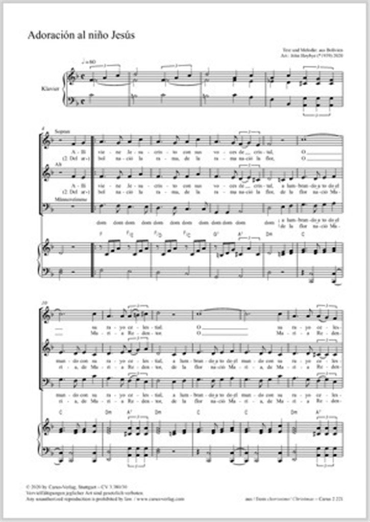 Adoración al niño Jesús
