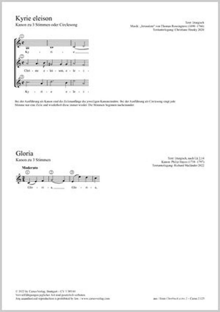 Kyrie eleison / Gloria