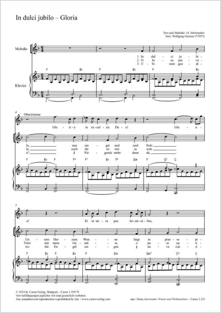In dulci jubilo - Gloria