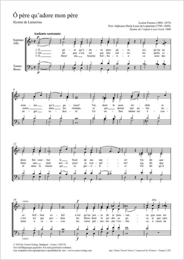 O père qu'adore mon père (Hymne de Lamartine)