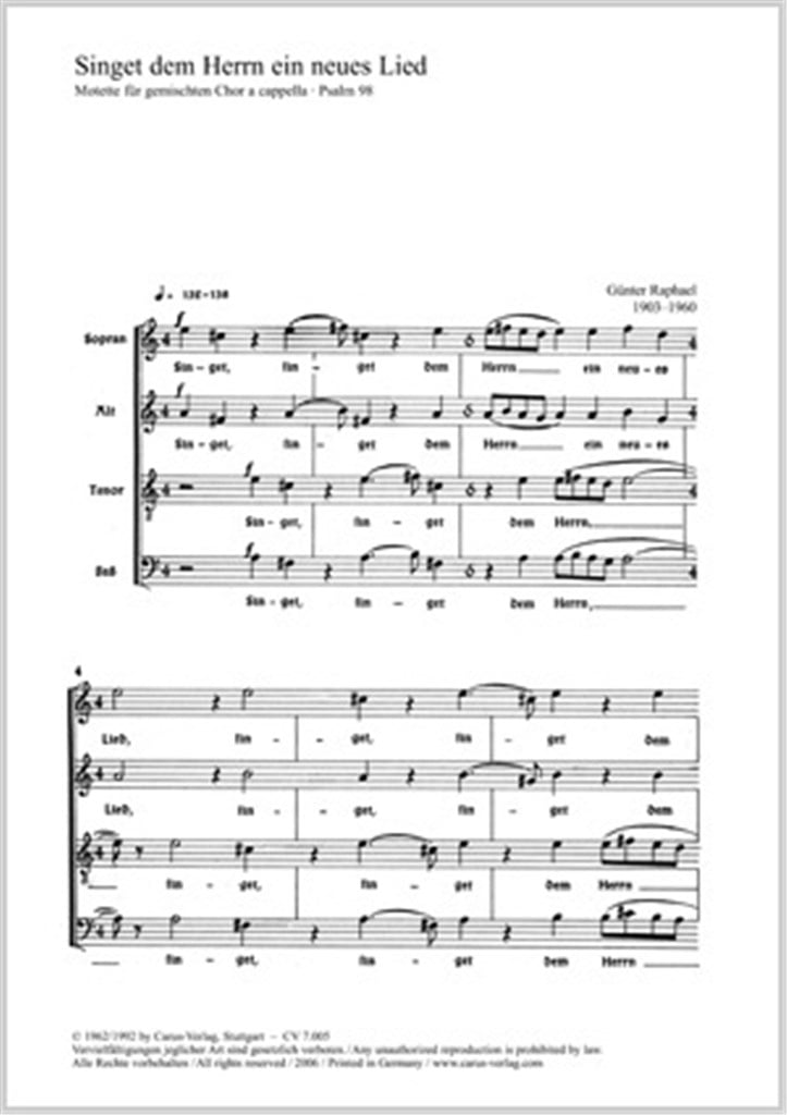 Sing to the Lord a new song