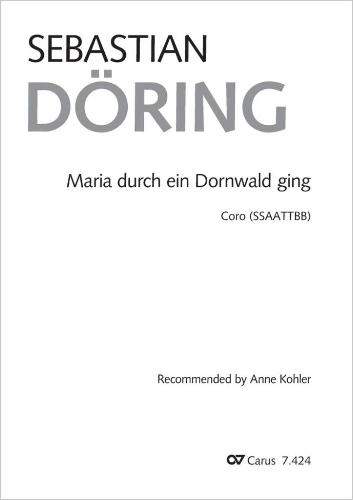 Maria durch ein Dornwald ging
