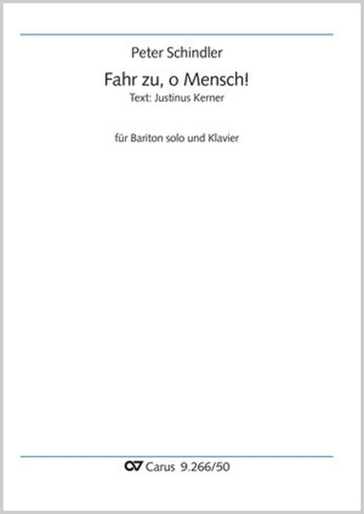 Fahr zu, o Mensch!
