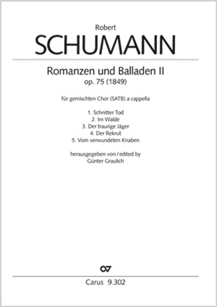 Romanzen und Balladen II Op. 75