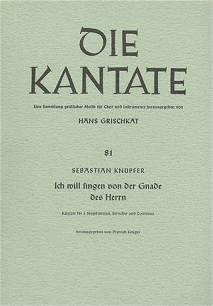 Ich will singen von der Gnade