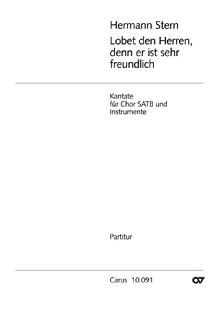 Lobet den Herrn, denn er ist sehr freundlich