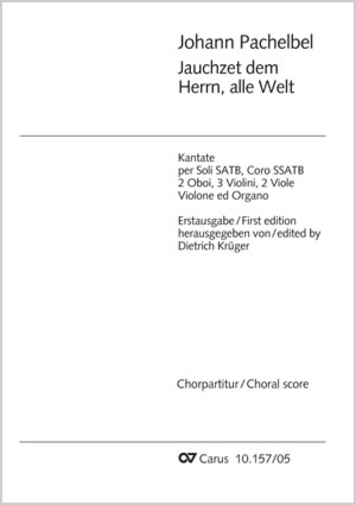 Jauchzet dem Herrn, alle Welt
