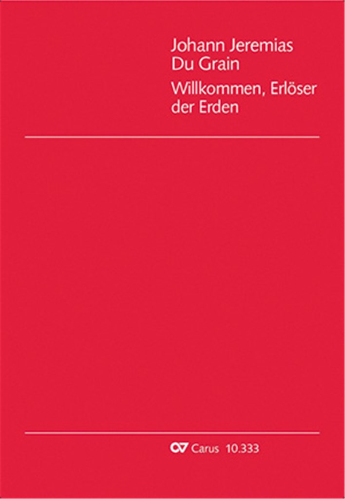Willkommen, Erlöser der Erden