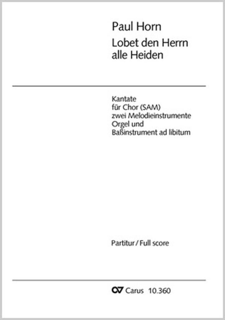 Lobe den Herrn, alle Heiden