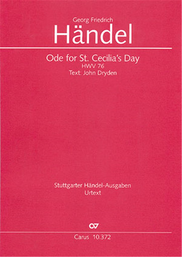 Ode for St. Cecilia's Day