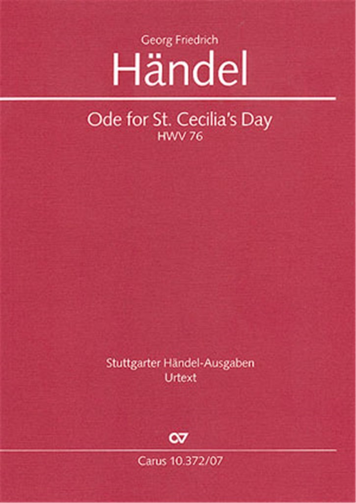 Ode for St. Cecilia's Day