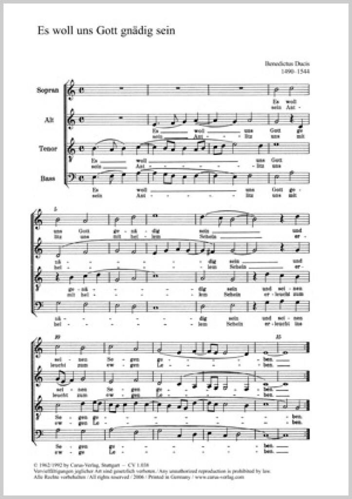 Zwei Choralmotetten zu 4 Stimmen [Ducis]