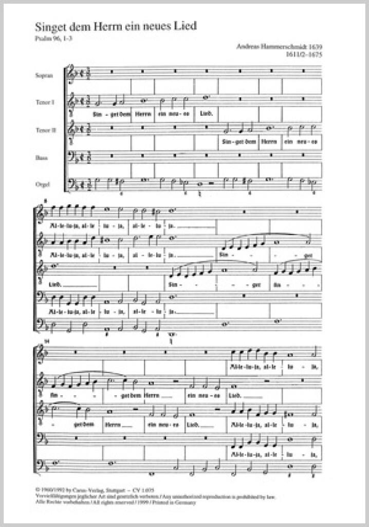 Singet dem Herrn ein neues Lied