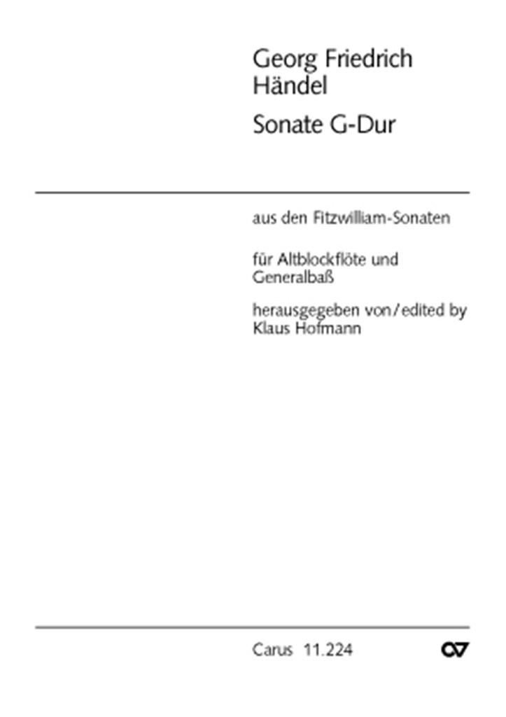 Sonate 3 G-Dur (Fitzwilliam)