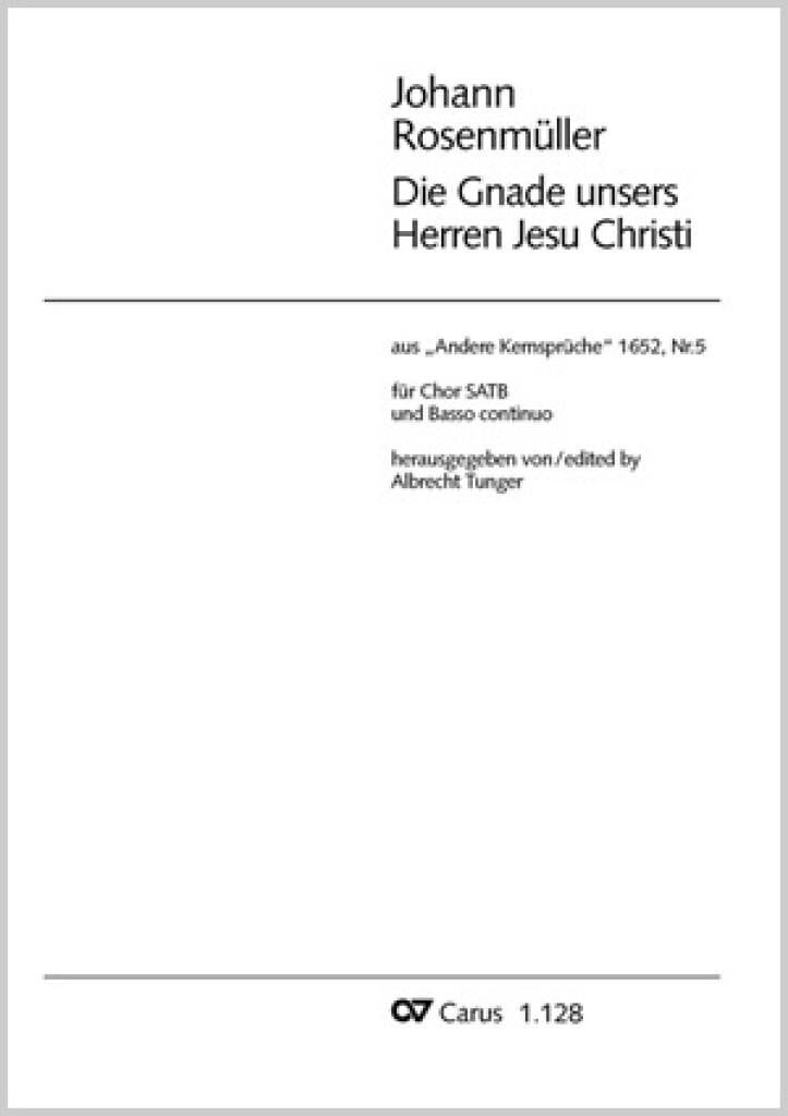 Die Gnade unsers Herren Jesu Christ