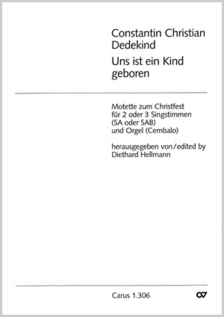 Uns ist ein Kind geboren