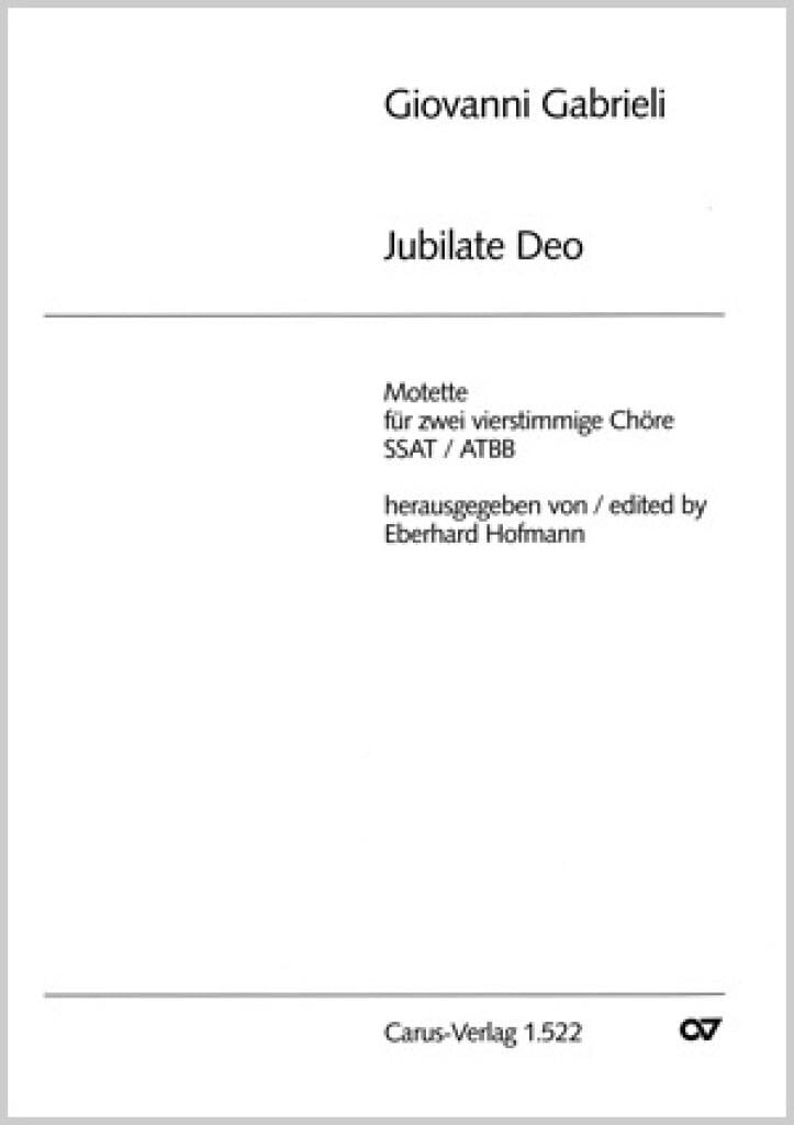 Jubilate Deo omnis terra