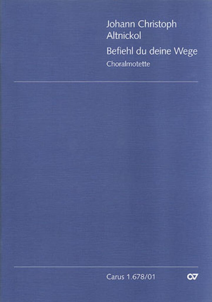 Befiehl du deine Wege