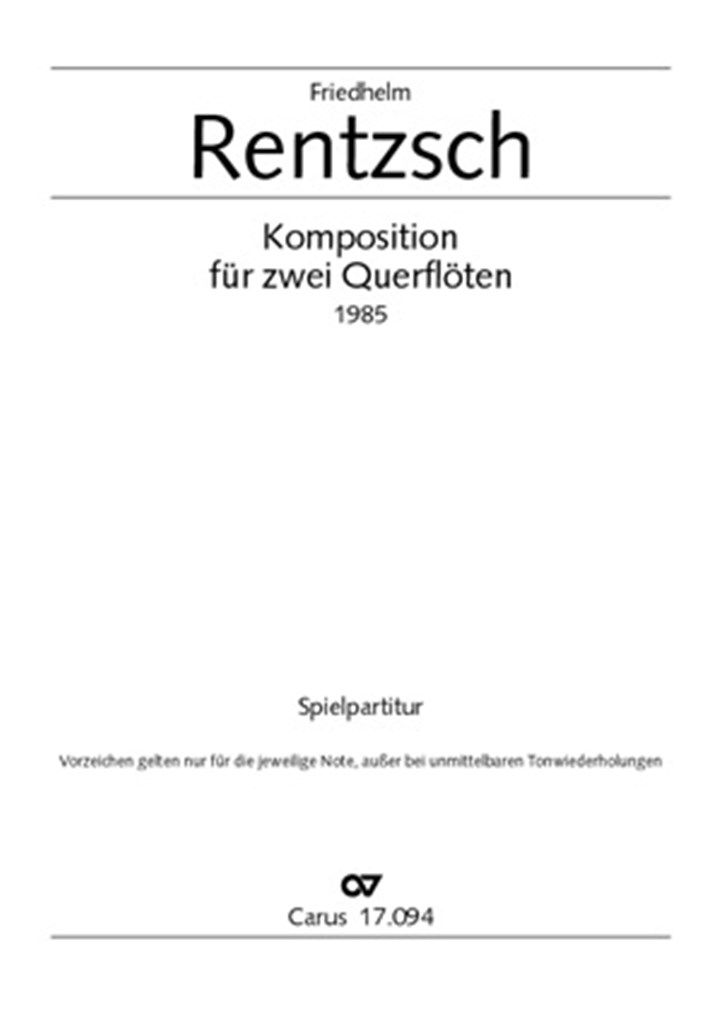 Duo für zwei Querflöten
