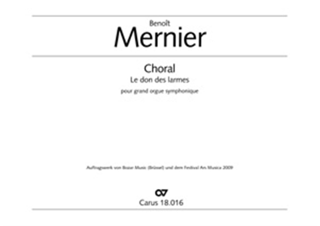 Choral Le don des larmes