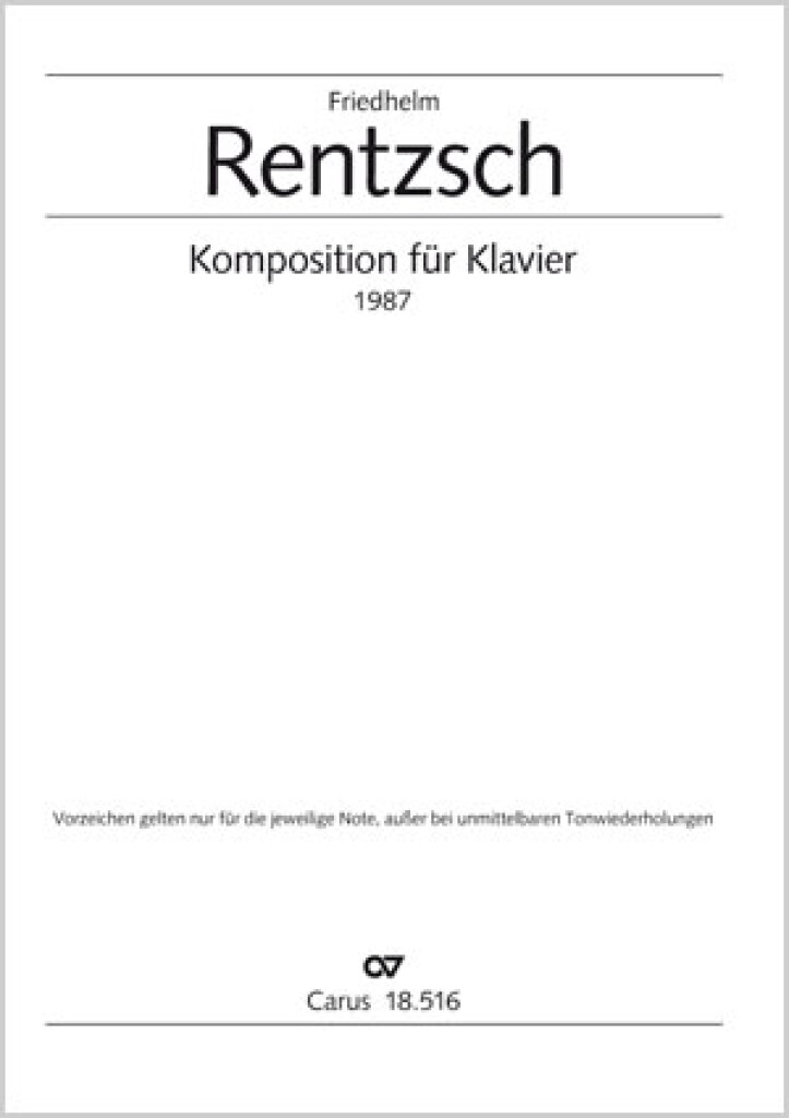 Komposition für Klavier
