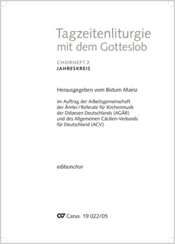 Tagzeitenliturgie mit dem Gotteslob: Jahreskreis
