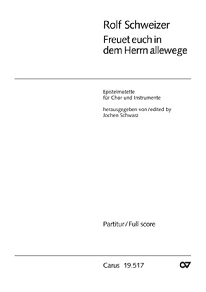 Freuet euch in dem Herrn