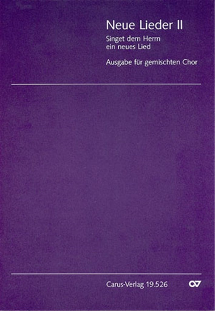 Neue Lieder II: Chorheft 15