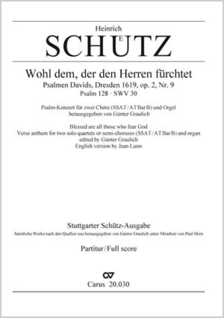 Wohl dem, der den Herren fürchtet
