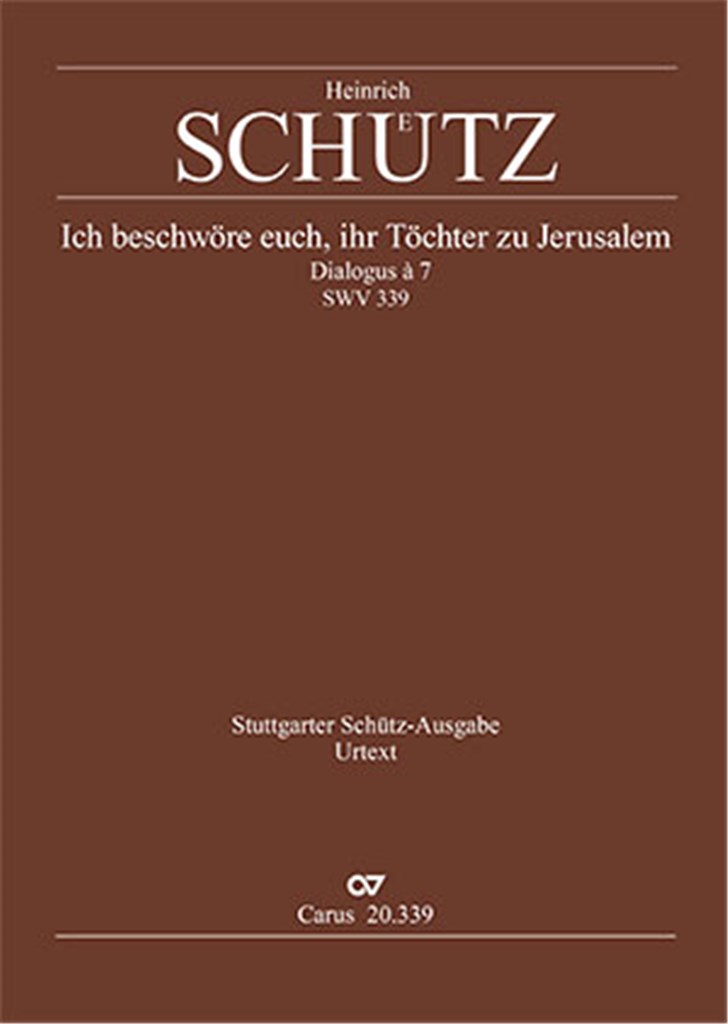 Ich beschwöre euch, ihr Töchter zu Jerusalem