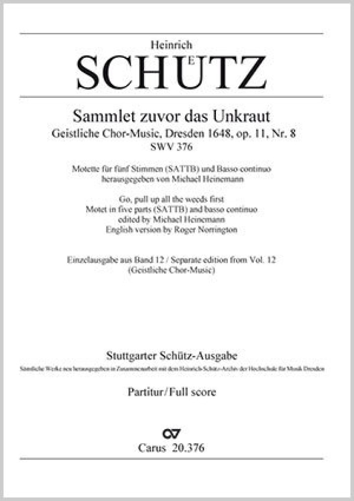 Sammlet zuvor das Unkraut