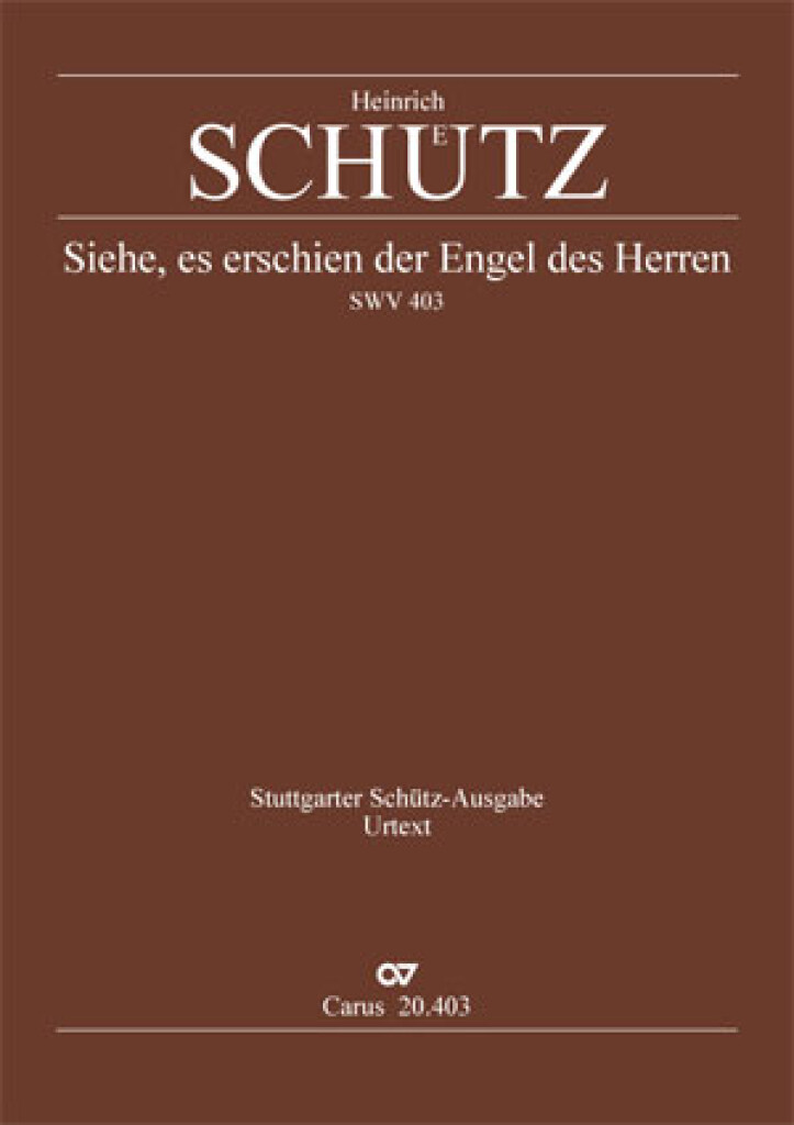 Siehe, es erschien der Engel des Herrn