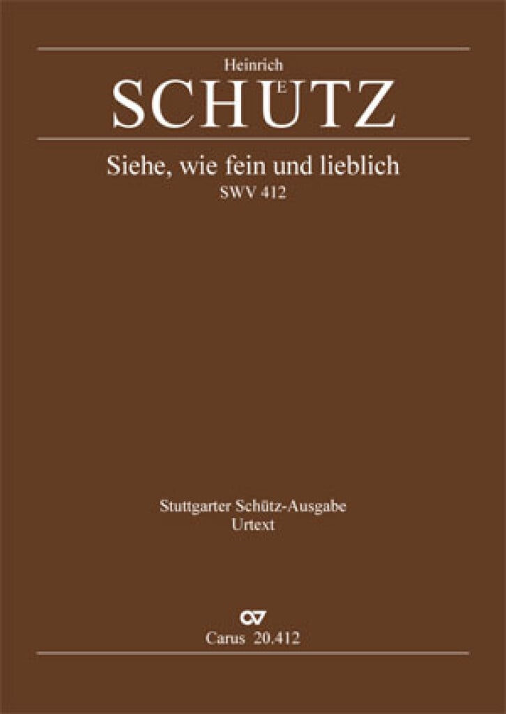 Siehe, wie fein und lieblich ist's