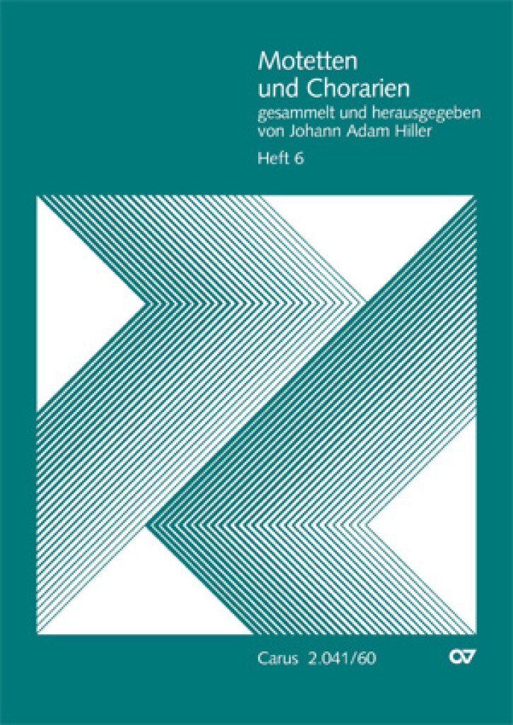 Motetten und Chorarien, Heft 6