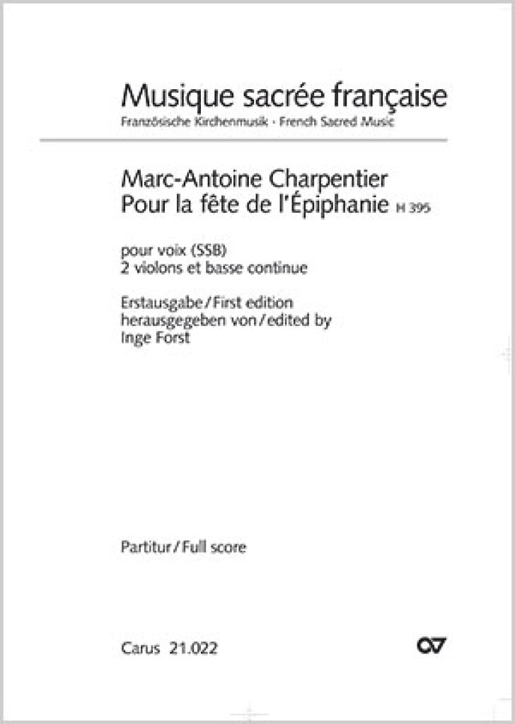 Pour la fete de l'Épiphanie