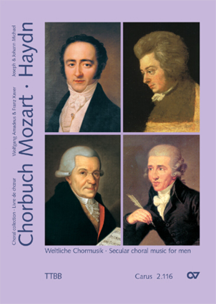 Chorbuch Mozart / Haydn VI [weltliche Werke TTBB]