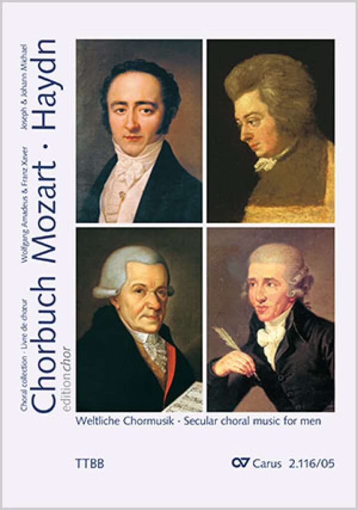 Chorbuch Mozart / Haydn VI [weltliche Werke TTBB]