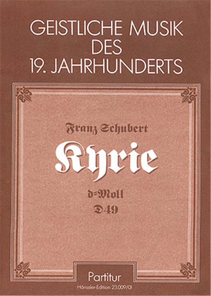 Kyrie für eine Messe in d