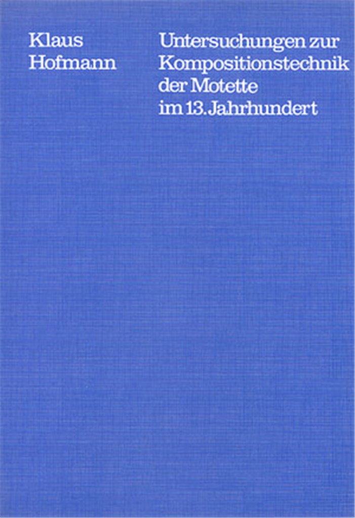 Untersuchung zur Kompositionstechnik der Motette
