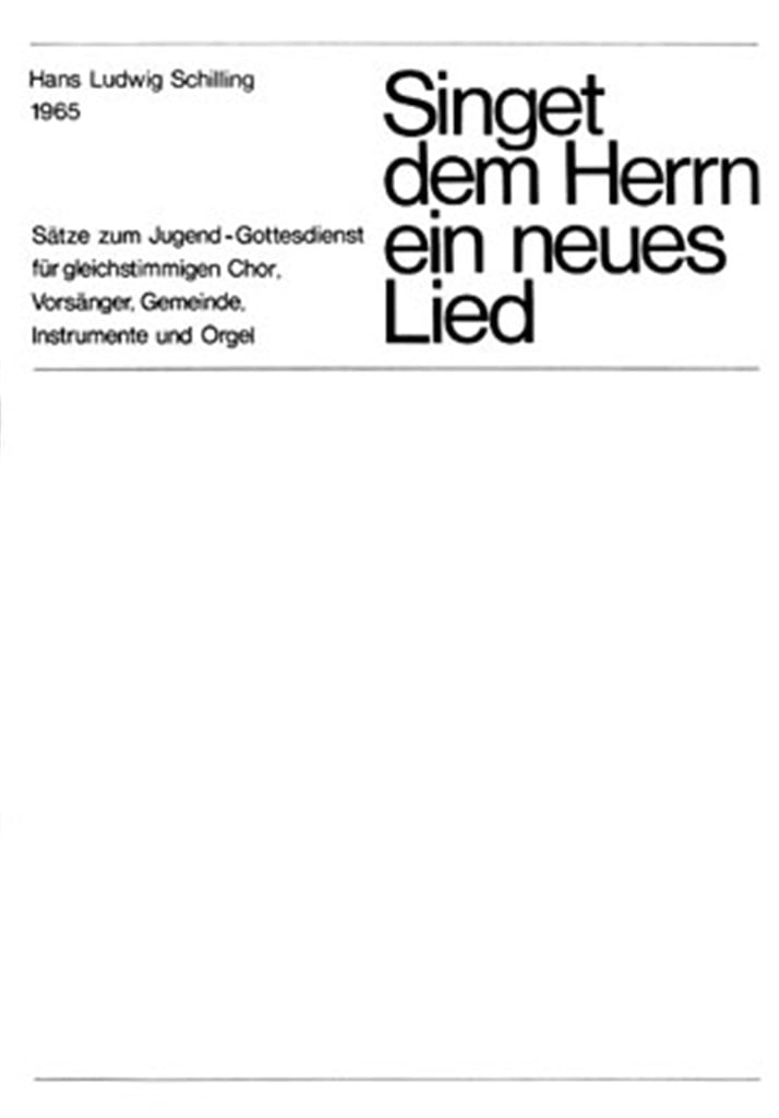 Singet dem Herrn ein neues Lied