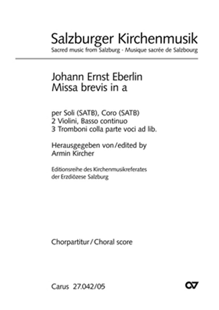 Missa brevis in a