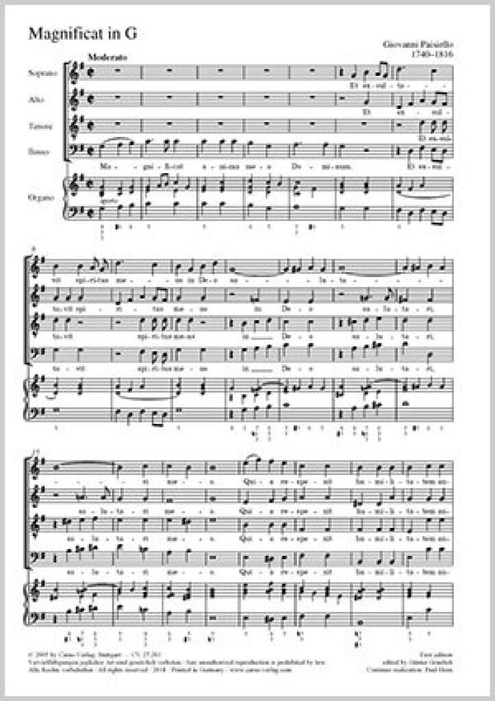 Magnificat in G
