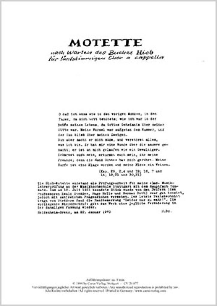 Hiob-Motette