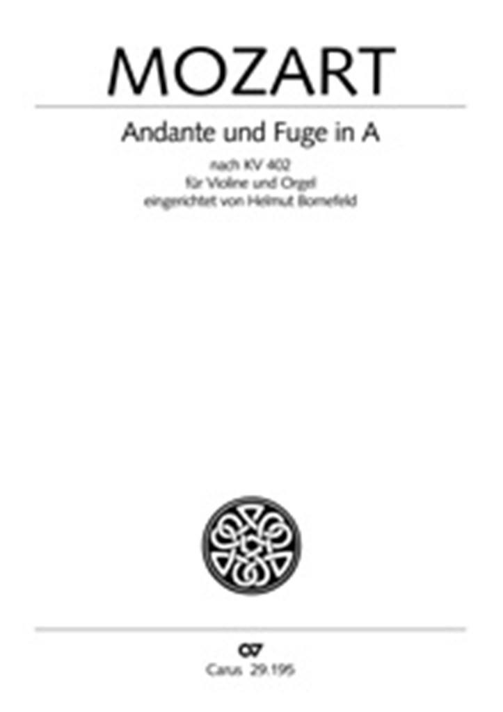 Andante und Fuge in A
