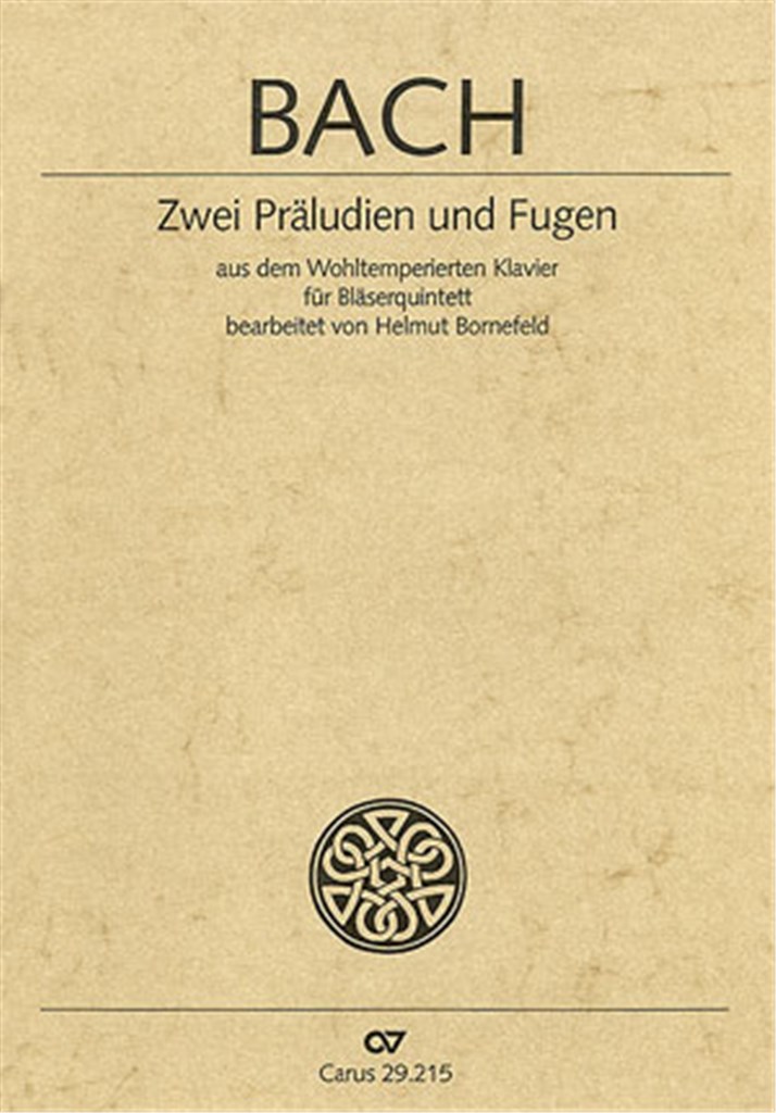 Bach: Zwei Präludien und Fugen [arr. Bornefeld]