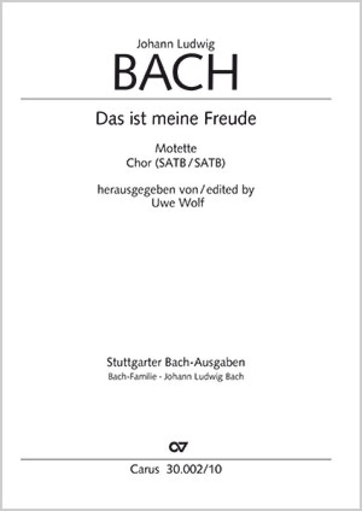 Das ist meine Freude